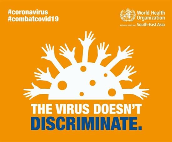 Campaign the virus does not discriminate.