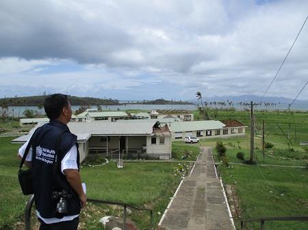 Cyclone winston_damaged building